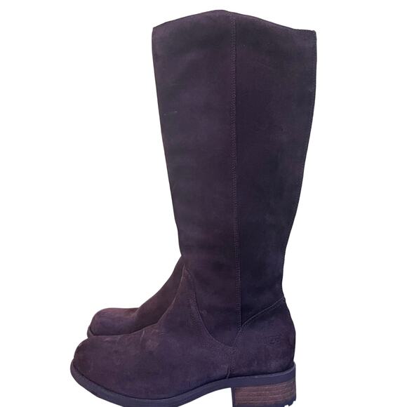 UGG Australia Seldon Women's Tall Brown Suede Boots Size 7 Riding Boots - Picture 2 of 8